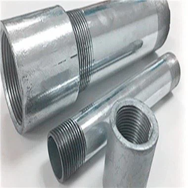 צינור פלדה מגולוונת עם הברגה